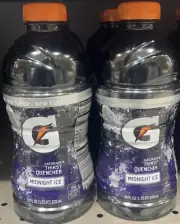 Gatorade Thirst Quencher Midnight Ice 28 Fl Oz, 8 Count