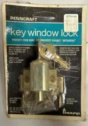 UNUSED Vtg Penncraft Double Hung-Sash Window Security Lock (A3)