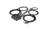 StarTech Dual-Port HDMI KVM Switch with Built-In Cables
