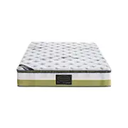 Queen Mattress Memory Pillow Top Pocket Spring Foam Medium Firm Bed