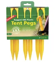 Coghlans ABS Plastic Tent Pegs 6 Pack - 23cm
