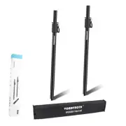Multi Speaker Pole for Subwoofer with Multi Speaker Pole, Set of 2+carry bag