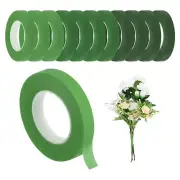 12-Rolls Floral Tapes 1/2 Inch 30 Yards for Craft [Green,Light Green,Dark Green]