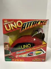 40th Anniversary RARE Sealed Uno Attack Electronic Game Card Shooter