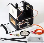 DFPROFK2 GAS PROPANE FORGE Furnace Burner Knife Making Blacksmith Farrier