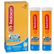 Redoxon Vitamin C & Zinc Double Action Orange Effervescent 30 Tablets