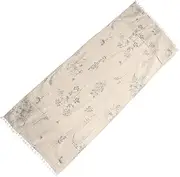 [LALAFINA] Decorative Kitchen Appliance Cover Elegant Flower Print Protector for Washing Machine Fridge Oven Tops Dustproof Stylish Design Fits Standard