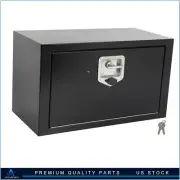 Storage Tool Box 24"x12"x14" W/ 2x Chain+1x Lock For Truck Garage home
