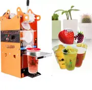 220V WY-802K Semi-automatic Bubble Tea Cup Sealing machine Juice Cup Sealer NEW