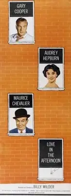 Love In The Afternoon poster Gary Cooper Audrey Hepburn Mauric- 1957 Old Photo