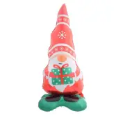 Wizardi 58" Christmas Gnome Standing Foil Balloon Decoration