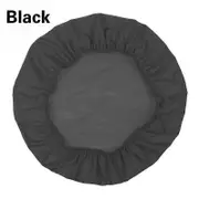 1 Pcs Removable Spandex Stretch Chair Slipcover Chair Seat Cover Simple Style Kitchen black