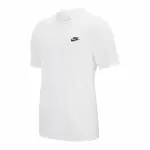 【NIKE 耐吉】T恤 NSW TEE 運動休閒 基本款 男款 圓領 棉質 百搭 經典 刺繡LOGO 白 黑(AR4999-101)