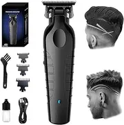 Blackout Trimmer Plus Zero Gap,Barbers Tonic Blackout Trimmer Premium Zero-Gapped,Cordless Rechargeable Fast Carving Safety Razor Hair Clipper for Men