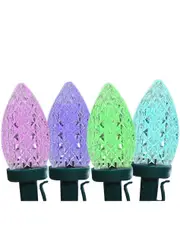 50 CANDY Led Pinecone Christmas Fairy Light 14.8m