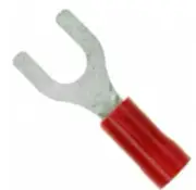 Pack of 10 34156 Connector Crimp Red 10 Stud Spade Terminal 16-22 AWG