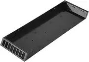 PS4 Host Front Cover Protective Case, HDD Shell Skin Case Cover Faceplate Replacement for Sony PlayStation 4 PS4 Console, 275 x 109 x 25 mm (Black)