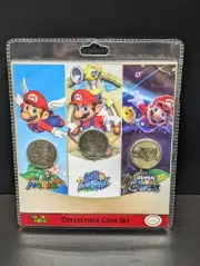 Official Nintendo Super Mario 3D All Stars Collectible Coin Set BRAND NEW
