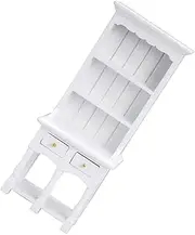 TOYANDONA Realistic Miniature Bookshelf Dollhouse Mini Bookcase 1:12 Scale Mini Furniture Cabinet Miniature Bookshelf Model Decorative Miniature Furniture for Dollhouses