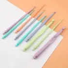 12pcs Crochet Hook Long Handle Reusable Portable Sweater Handmade Crochet Hook