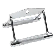 Close Grip Seated Row Handle Bar Triangle Cable Attachment