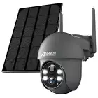 ANRAN 5MP Outdoor Home Spotlight Security Camera Rechargeable Night Vision Audio