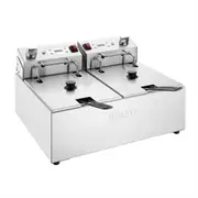 Apuro Double Fryer - 2x5Ltr 2x2.8kW