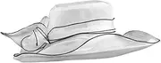 [PACKOVE] Adjustable Organza Wide Brim Hat for Women Stylish UV Protection Cap for Outdoor Activities Beach Travel Hiking Lightweight Breathable Design Comfortable Fit White
