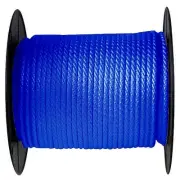 ANCHOR ROPE DOCK LINE 3/8" X 100' BRAIDED ROYAL BLUE MADE IN USA