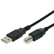 Comsol USB 2.0 A-B Printer Cable 5m Black