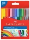 Faber Castell Connector Marker Pen, Assorted Color (Pack of 12)