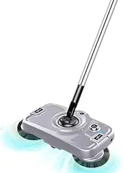 Power Sweeper Wireless Sweeping Mopping Machine Lazy Vacuum Hand Push Electric Intelligent Sweeping Machine for Home Floor Kitchen