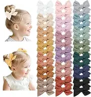 Prohouse 40 PCS Baby Girl Hair Clips, Hair Bows for Girls Toddler Babies Kids Baby, Alligator Clip Hair Accessories