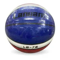 在飛比找Yahoo!奇摩拍賣優惠-藍邦LB-76籃球PU7號中小學生室內外比賽訓練耐磨紅藍白1