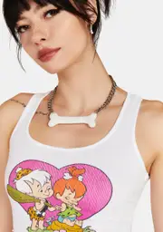 [Dolls Kill X Hanna Barbera] Cave Kids Bone Choker