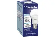 Mirabella 9w Led Gls Cool White Light Globe Each