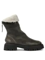 [Halmanera] Halmanera-Leather Zippered Stivali E Stivaletti Marrone-Donna 40