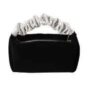 Black Evening Clutch Bag for Women - Perfect for Banquets
