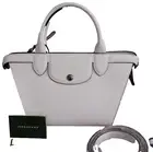 NEW Longchamp Le Pliage Heritage Small Handbag Crossbody ECRU, off White - $920