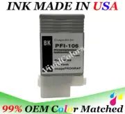 VC Black Compatible ink cartridge PFI106BK Fits Canon imageprograf 6450 PFI-106