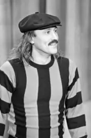 Comedian Gallagher performs on The Tonight Show 1985 Old Tv Photo 2
