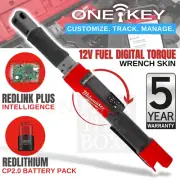 Milwaukee Digital Torque Wrench 3/8 Skin Cordless Fuel ONE-KEY M12ONEFTR380C 12V