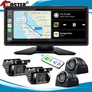 10.36" Monitor DVR BSD Carplay Android Auto 1080P AHD Camera Reversing System