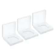 3Pcs 49mm Lens Filter Case Camera Filter Case Portable Lens Filter Box Plastic