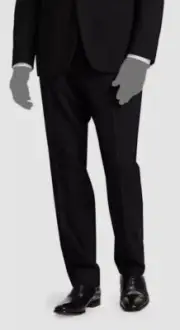 Ralph Lauren Purple Label Men's Black Tuxedo Suit Pants Size 42R