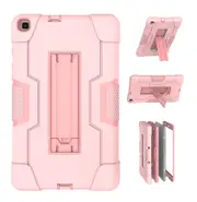 MCC Stylish Shockproof Samsung Galaxy Tab A7 Lite 8.7 Case Cover T220 T225 [Pink+Pink]