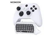 Wireless Controller Keyboard for Xbox Series X/S, Mini QWERTY Keyboard Gaming Chatpad with Audio/Headset Jack