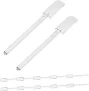 VINTORKY Nail Art Display Stand Rod 32pcs Nail Practice Display Polish Board for