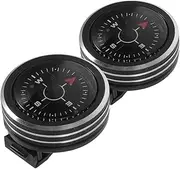 Milisten 2Pcs Detachable Watch Compass for Men Stylish Hiking Compass for Outdoor Activities Present for Couples and Friends for Camping and Adventure