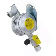 Truma Gok 8mm Gas Regulator, 30m/bar Bulkhead Mounted with Pressure Test Point